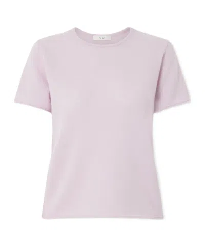Co Cashmere And Silk-blend T-shirt In Multi