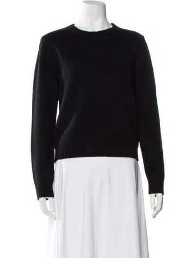 Pre-owned Co Cashmere Crew Neck Sweater In Black