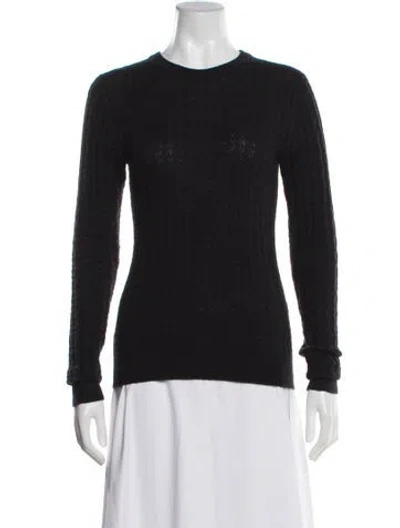 Pre-owned Co Cashmere Crew Neck Sweater In Black