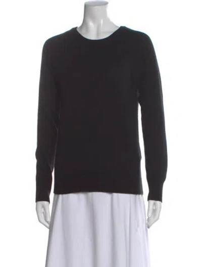 Pre-owned Co Cashmere Crew Neck Sweater In Black