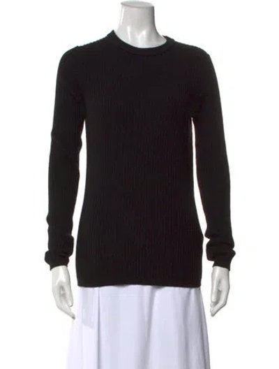 Pre-owned Co Cashmere Crew Neck Sweater In Black
