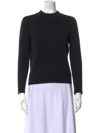 Pre-owned Co Cashmere Crew Neck Sweater In Black