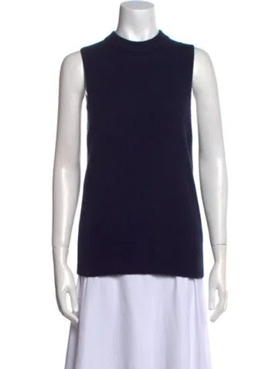 Pre-owned Co Cashmere Crew Neck Sweater In Blue