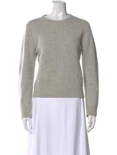Pre-owned Co Cashmere Crew Neck Sweater In Gray