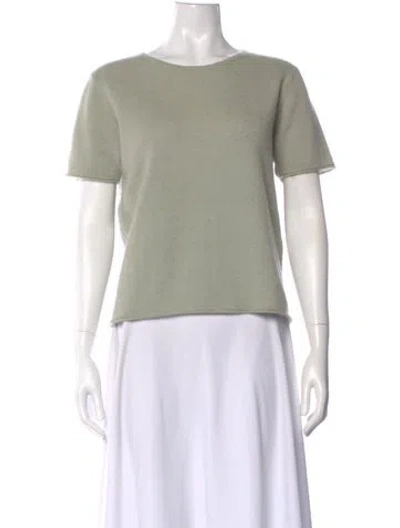 Pre-owned Co Cashmere Crew Neck Sweater In Green