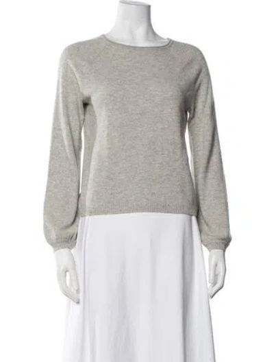 Pre-owned Co Cashmere Crew Neck Sweater In Grey