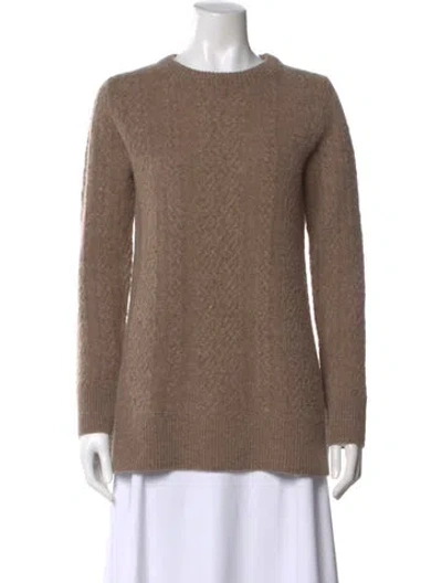 Pre-owned Co Cashmere Crew Neck Sweater In Neutral