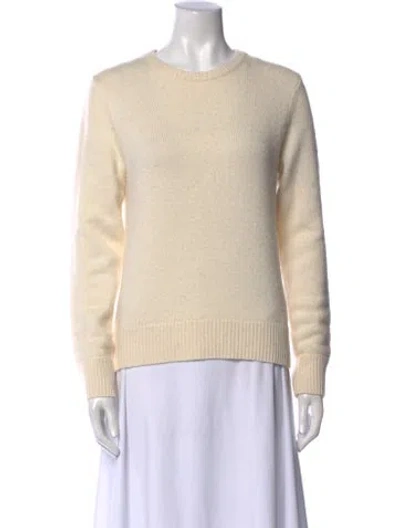 Pre-owned Co Cashmere Crew Neck Sweater In Neutral