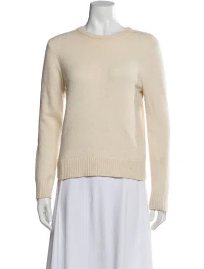 Pre-owned Co Cashmere Crew Neck Sweater In Neutral