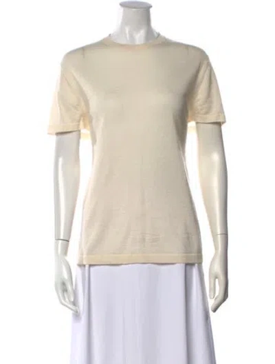Pre-owned Co Cashmere Crew Neck Sweater In Neutrals