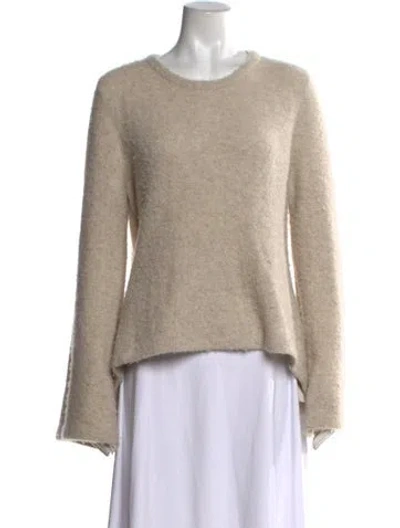 Pre-owned Co Cashmere Crew Neck Sweater In Neutrals
