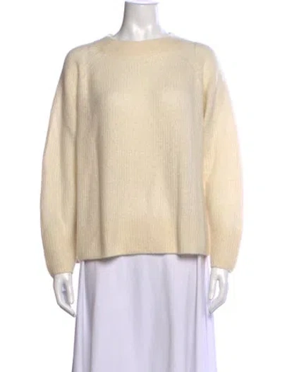 Pre-owned Co Cashmere Crew Neck Sweater In Neutrals