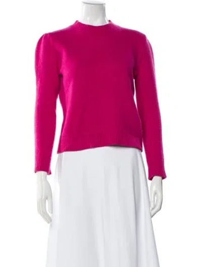 Pre-owned Co Cashmere Crew Neck Sweater In Pink