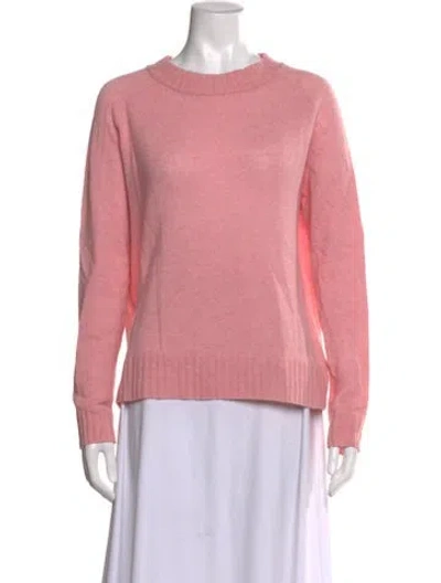 Pre-owned Co Cashmere Crew Neck Sweater In Pink