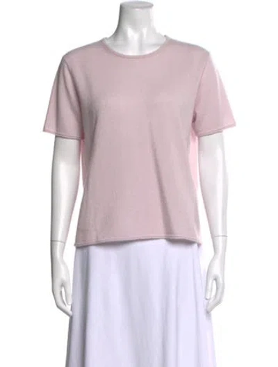 Pre-owned Co Cashmere Crew Neck Sweater In Pink