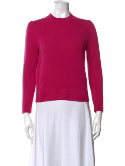 Pre-owned Co Cashmere Crew Neck Sweater In Pink
