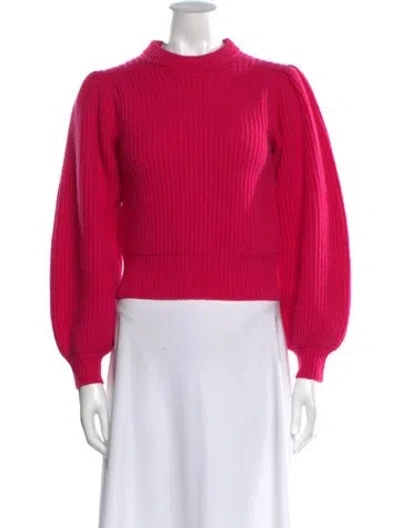 Pre-owned Co Cashmere Crew Neck Sweater In Red