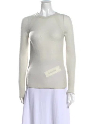 Pre-owned Co Cashmere Crew Neck Sweater W/ Tags In Neutral