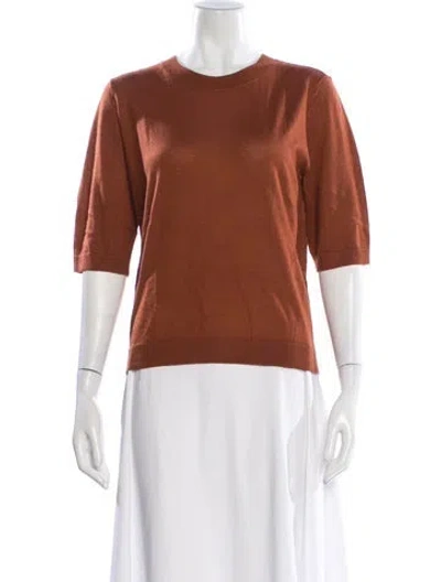 Pre-owned Co Cashmere Crew Neck Sweater W/ Tags In Orange