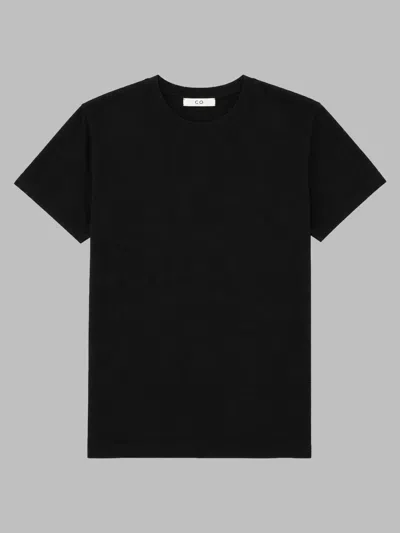 Co Cashmere Crewneck T-shirt In Black