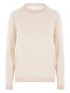 Co Crew Neck Long Sleeve Sweater In Neutral