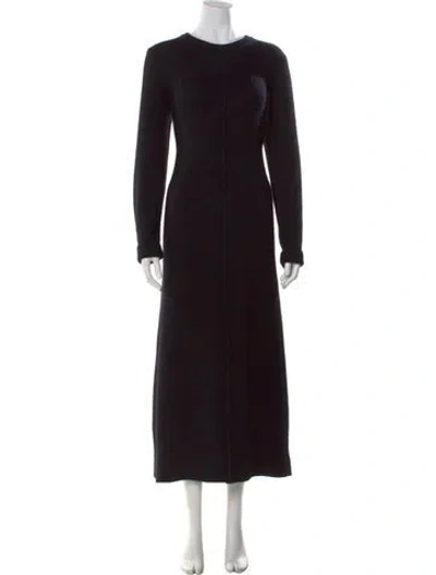 Pre-owned Co Cashmere Long Dress In Black