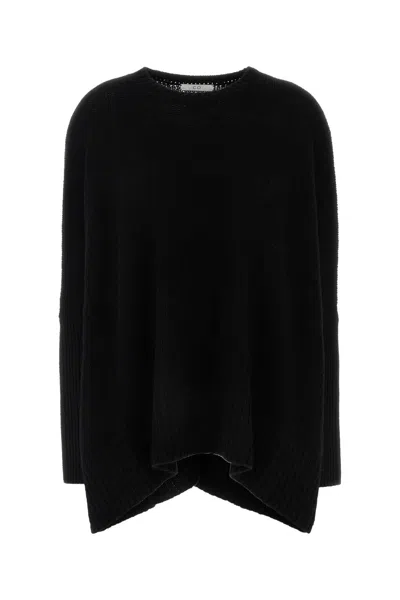 Co Cashmere Oversize Sweater In Black