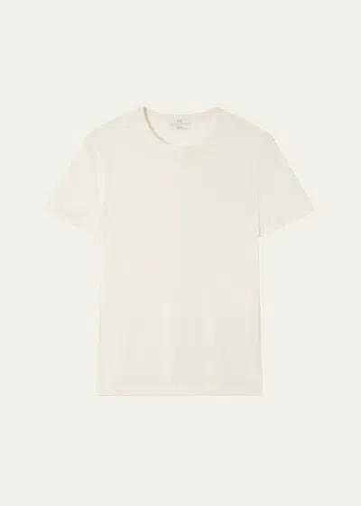 Co Cashmere Short-sleeve T-shirt In Ivory
