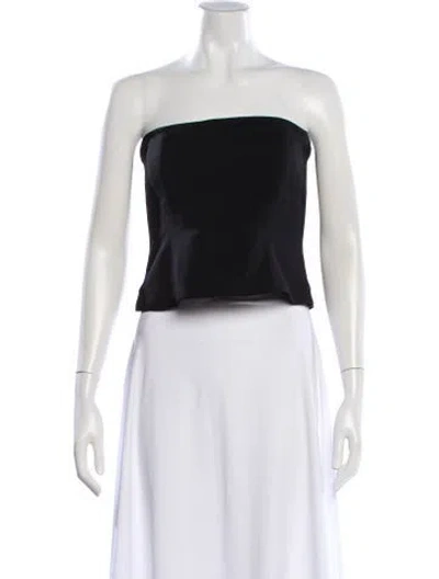 Pre-owned Co Cashmere Strapless Top In White