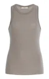 Co Cashmere Tank Top In Gray