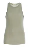 Co Cashmere Tank Top In Olive