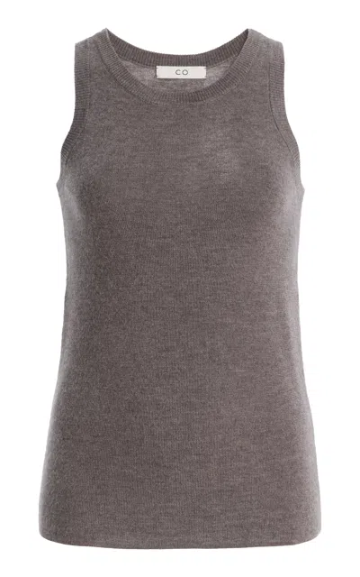 Co Cashmere Tank Top In Taupe
