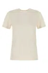 Co Short-sleeve Cashmere-silk Crewneck Sweater In Ivory