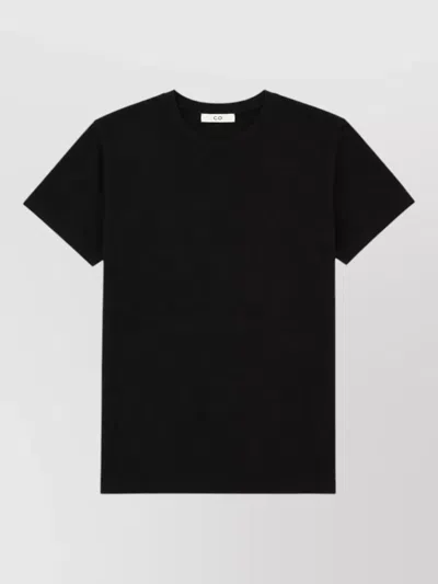 Co Relaxed Fit Round Neck Cashmere T-shirt In Black