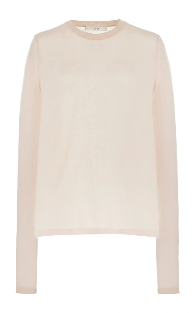 Co Cashmere Top In Light Pink