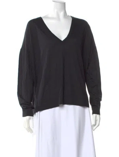 Pre-owned Co Cashmere V-neck Sweater In Multi