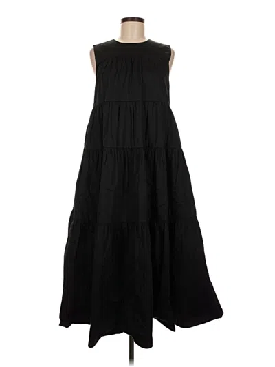 Pre-owned Co Casual Dress In Black