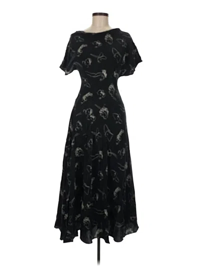 Pre-owned Co Casual Dress In Black