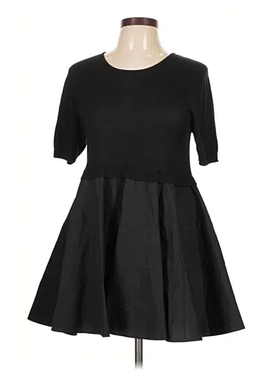 Pre-owned Co Casual Dress In Black