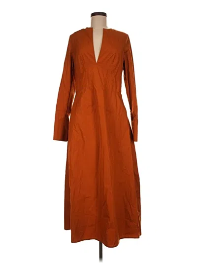 Co Casual Dress In Brown