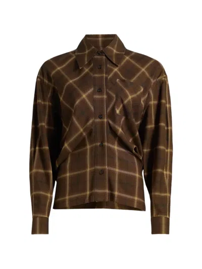CO CHECK-PATTERN PATCH-POCKET SHIRT