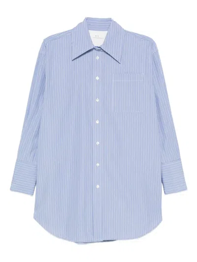 CO 胸袋条纹衬衫