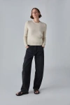 Co Essentials Cashmere Knit Crewneck Sweater In Ivory