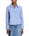 Co Fitted Classic Shirt In Blue