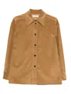 Co Collection Button Corduroy Shirt In Brown