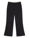 Co Collection Cropped-leg Trousers In Black