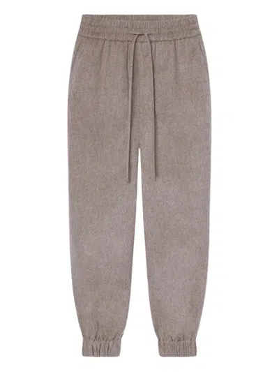 Co Collection Drawstring Track Pants In Gray