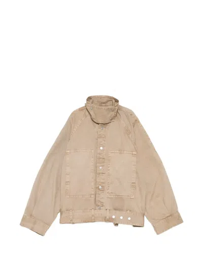 Co Collection Raglan-sleeves Jacket In Multi