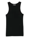 Co Collection Ribbed Tank Top In Black