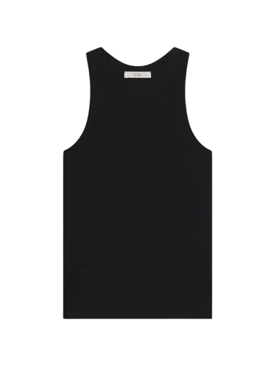 Co Collection Ribbed Tank Top In Black